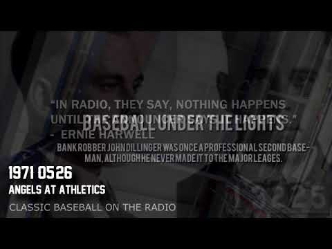 1971 05 26 Angels at Athletics Radio Broadcast Vintage Baseball