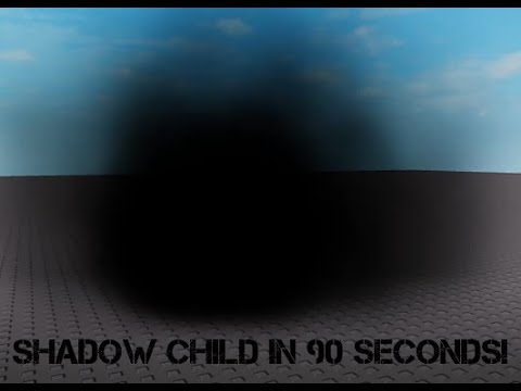 How to make SCP 017 (The Shadow Child) In 90 seconds!