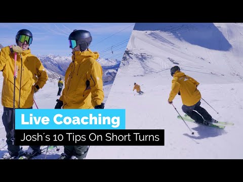 How To Short Turn on Skis | Live Coaching | 10 Tips thumbnail