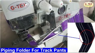 Overlock Track Pant Piping Folder Demo
