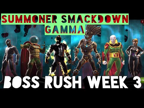 Summoner Smackdown Gamma / Week 3 Boss Rush / Epic Difficulty