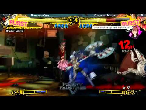 FFV P4A Grand Finals - BananaKen (Shadow Labrys) vs. Chosen Ninja (Yukiko)