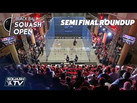 Squash: CIB Black Ball Open 2018 - Semi-Final Roundup