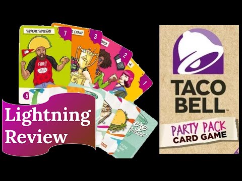 Taco Bell Party Pack Card Game: Review
