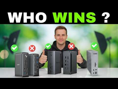 ✅ 7 Best Laptop Docking Stations [2026] USB-C Hub, Dual Monitor, Thunderbolt 4 for Mac & Windows