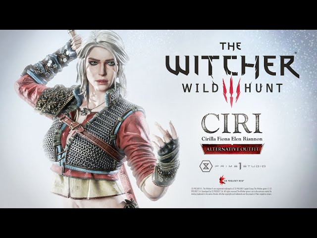 Vídeo relacionado con Prime 1 Studio Witcher 3 Wild Hunt - Figura Decorativa (55 cm), diseño de Cirilla Fiona Elen Riannon