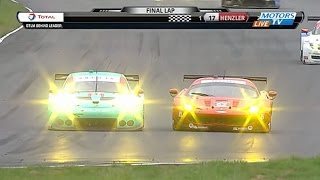 2014 TUSCC Oak Tree Grand Prix Epic Final Laps - Henzler vs Fisichella