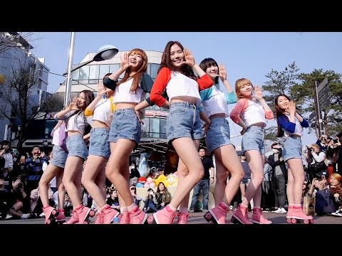 160402 오마이걸 (OH MY GIRL) LIAR LIAR [전체] 직캠 Fancam (홍대게릴라콘서트) by Mera