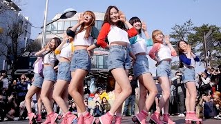 160402 오마이걸 (OH MY GIRL) LIAR LIAR [전체] 직캠 Fancam (홍대게릴라콘서트) by Mera