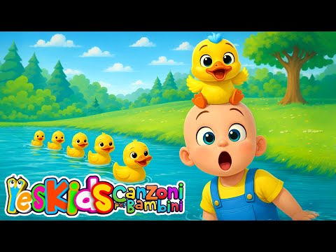 Sei Paperelle 🐥 e tante altre Canzoni per Bambini | YesKids Italiano
