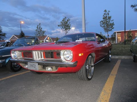Exposition de voitures anciennes Longueuil - Soirée du 22 août 2019