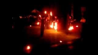 preview picture of video 'Feuershow in Rahden 2014-2'