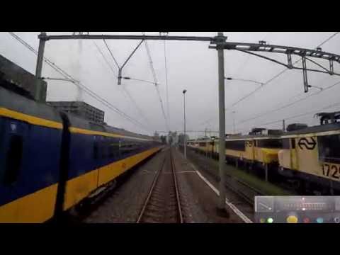A train driver's view: Amsterdam CS - Amersfoort Vathorst, SGM, 03-Jun-2016.