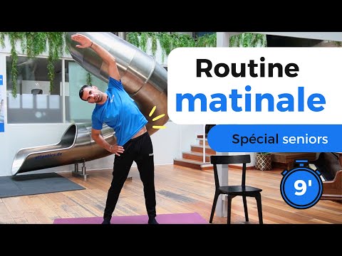Routine matinale pour les seniors: réveil articulaire en douceur.