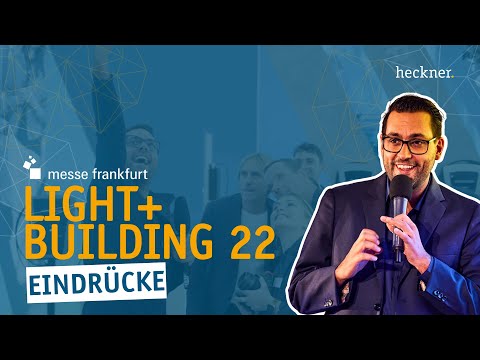 Light + Building 2022: Rundgang mit Dominik Heckner