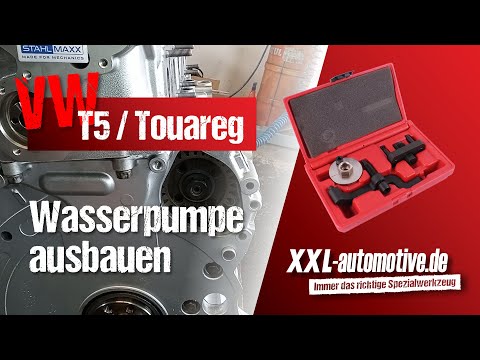 Removing the water pump on a VW T5 / Touareg 2.5 l TDI