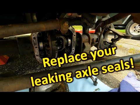 Jeep YJ Dana 30 Axle Seal Replacement