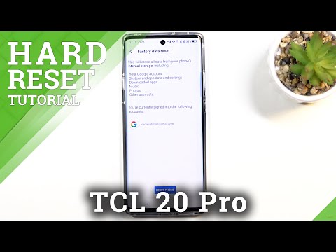 Hard Reset TCL 20 Pro via Settings - Remove All TCL Data