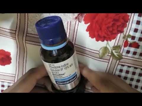 Povidone iodine solution antiseptic liquid solution