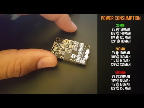 Matek VTX HV // Overview and Power Consumption
