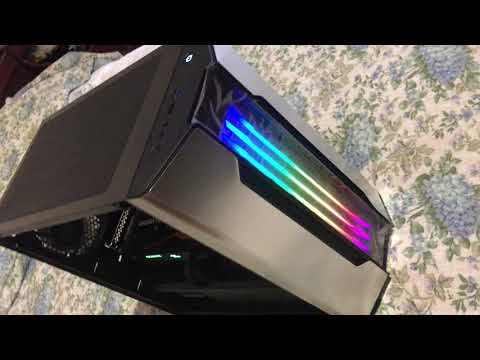 Cougar Gemini M Silver Rgb Case, Ryzen 5 2400G Build