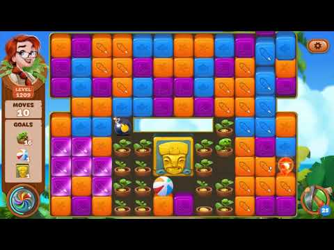 Lost Island Blast Adventure Level 1209 NO BOOSTERS - A S GAMING