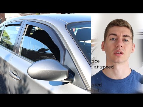 Car wind deflectors; installation and review