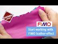 Fimo Modelliermasse leather-effect 12 Farben