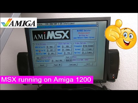 Running MSX on Commodore Amiga 1200 with Blizzard 1220/4 Accelerator