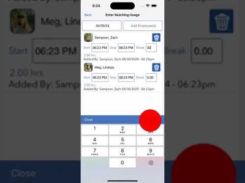 Adminmatic App My Schedule Overview