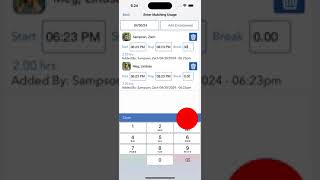AdminMatic App - My Schedule Overview