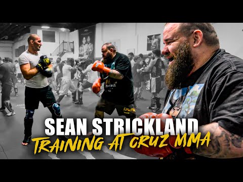 Sean Strickland Training With Coach Plinio Cruz at Cruz MMA