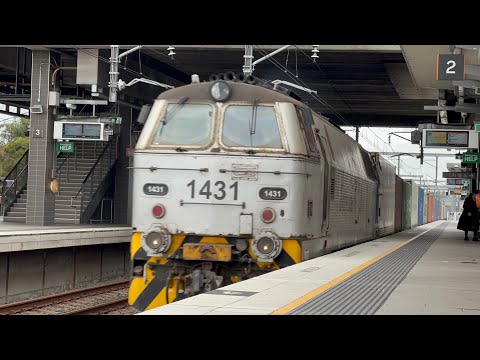 1431 passing Glenfield on Trip Train T250