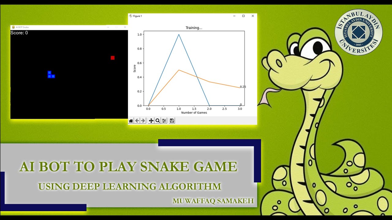 AI BOT TO PLAY SNAKE GAME USING DEEP LEARNING ALGORITHM