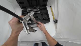 Univerzální sada 2 a 3 ramenných stahováků, 12 dílů, Welzh