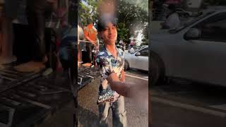 タイの水かけ祭りがカオスすぎた【ソンクラーン2026 inチェンマイ】 #shorts