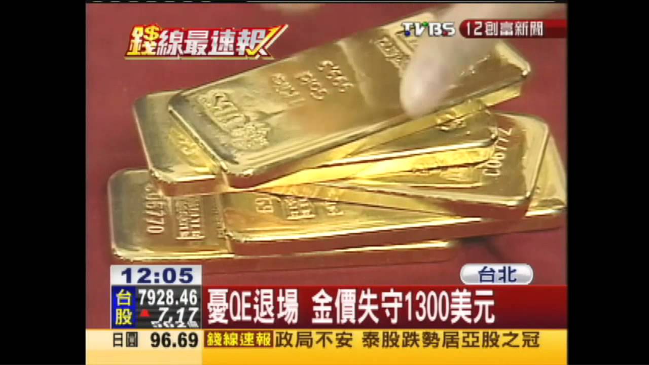 金價失守1300美元 楊天立:恐續探底
