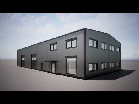 Montažna hala 15x35 m