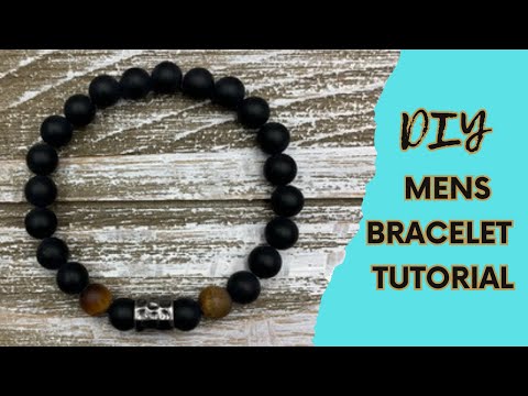 The BEST and EASIEST Men's Bracelet!  How to TUTORIAL