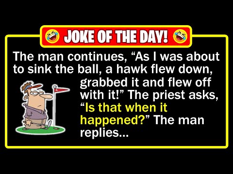 🤣 BEST JOKE OF THE DAY! - Golf, grace, and a priest’s punchline - what went wrong? | Funny Dad Jokes