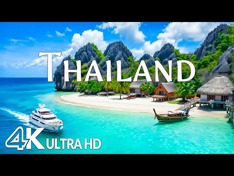 Thailand 4K UHD – Paradise Beaches & Turquoise Waters of the Andaman Sea | Relaxing Music