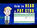 How to Read a Pay Stub | Your Paycheck | Money Instructor
