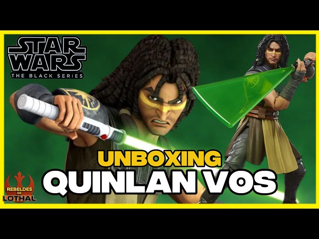 Vídeo relacionado con Star Wars The Black Series, Quinlan VOS, The Clone Wars, Figura Premium Coleccionable de 15 cm