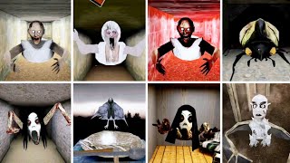 Download lagu Dvloper  And Unofficial Games All Flying Enemies Jumpscares | Granny New Game | Granny Mod mp3