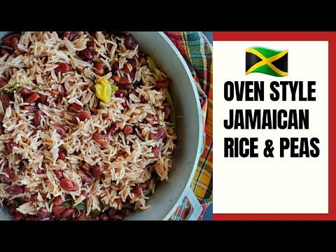 How to make Jamaican Rice and Peas (OVEN STYLE)