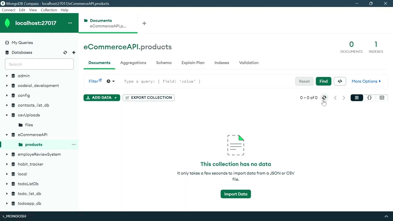 E-Commerce API || Coding Ninjas || Backend Skill Test