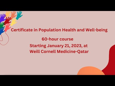 Certificado em Saúde e Bem-Estar da População