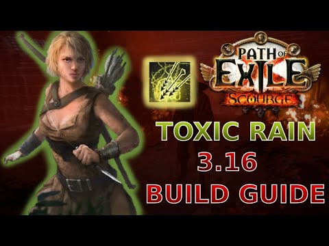 [PoE 3.16] Toxic Rain League Starter guide! Raider / Pathfinder / Deadeye - Choose your own version!