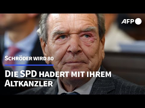 Gerhard Schröder wird 80: Die SPD hadert mit ihrem Altkanzler | AFP