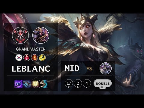 LeBlanc Mid vs Kassadin - KR Grandmaster Patch 10.11
